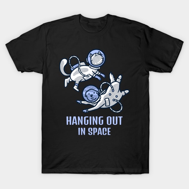 Hanging out in Space T-Shirt by Sanworld